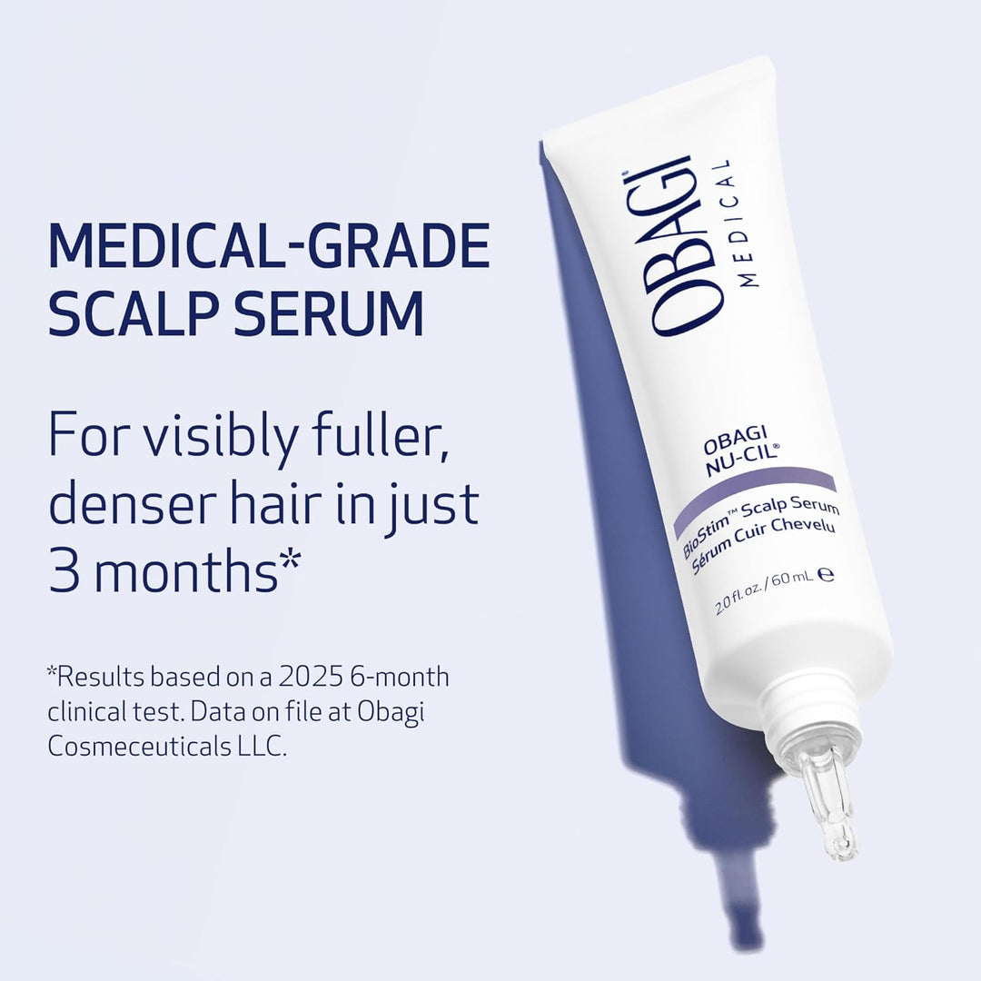 Obagi Nu-Cil BioStim - Suero para el cuero cabelludo con biotina, c...