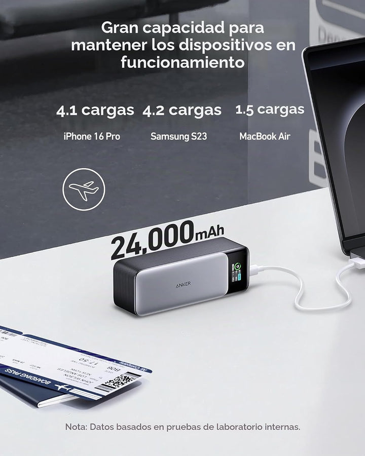 Anker Nano Power Bank, 10,000mAh y 737 Power Bank, 24,000mAh (paquete)