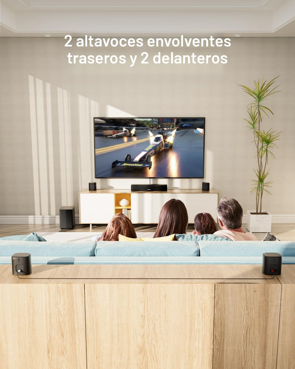 ULTIMEA 7.1ch Barra de Sonido con Subwoofer, Sistema Virtual Surround para Smart TV
