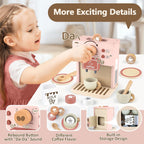 Juguete para niños, accesorios de cocina de madera, juego de simulación