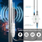 WAVLINK AC1200 Extensor WiFi de largo alcance para exteriores/punto de acceso, AC1200 Activo/Pasivo