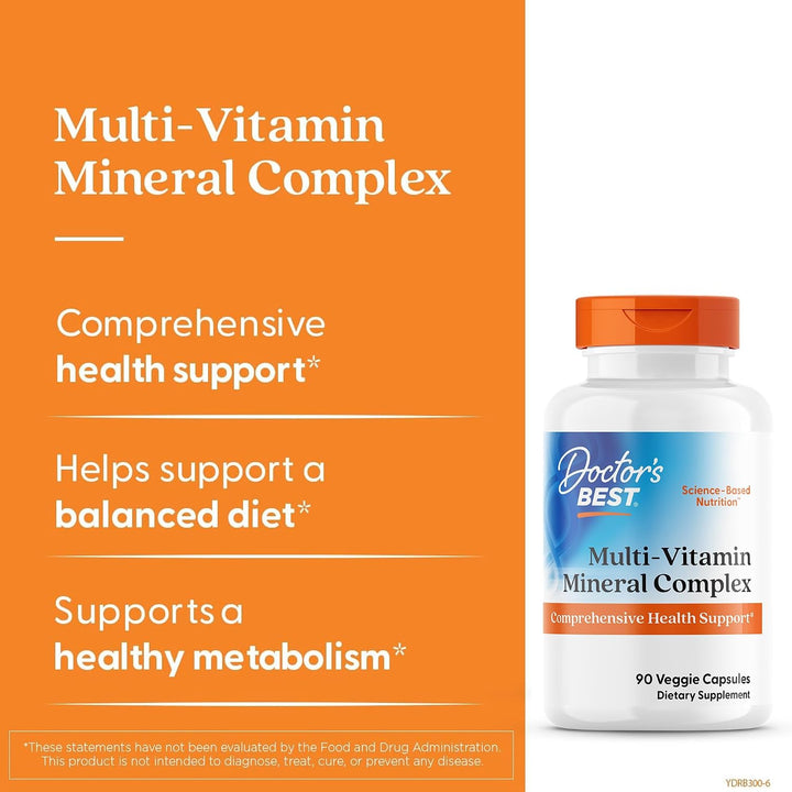 Doctor's Best Complejo mineral multivitamínico \u2013 Multivita...