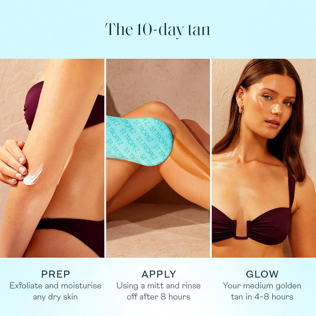 St. Tropez Mousse autobronceante clásica para un bronceado sin manc...