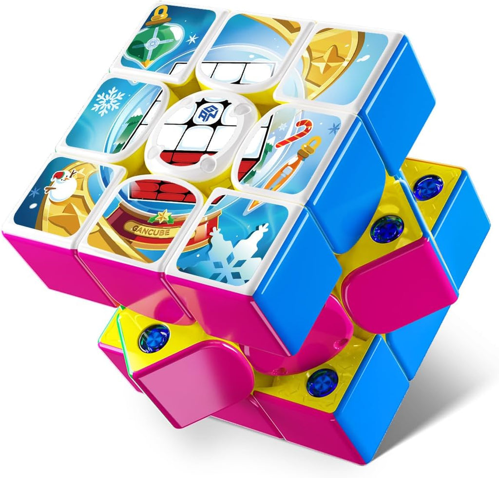 GAN i4 Maglev UV con Sticker, Smart Speed Cube con GanPod para Pros Cuber