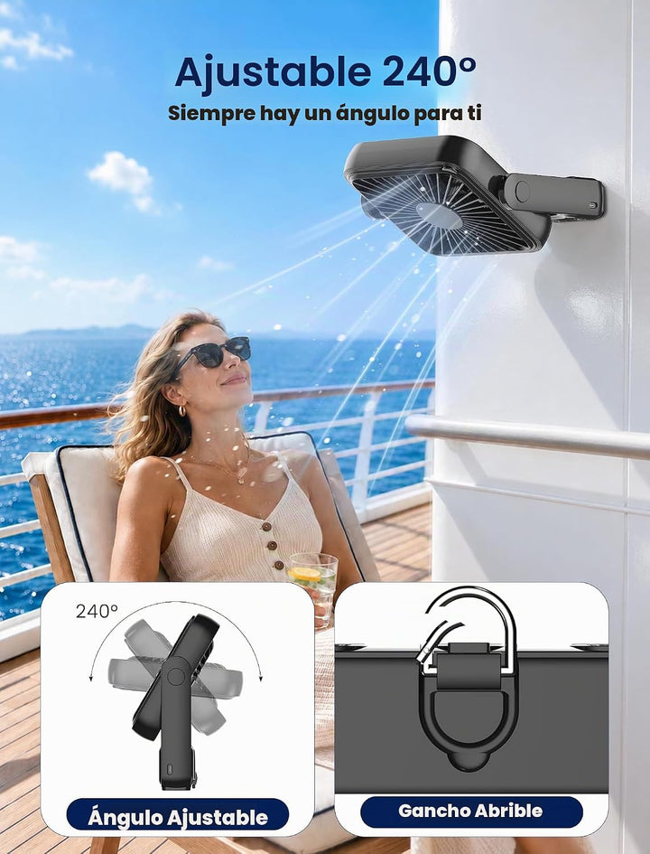 DRIFWIN Ventilador magnético aprobado por crucero, ventilador de vi...