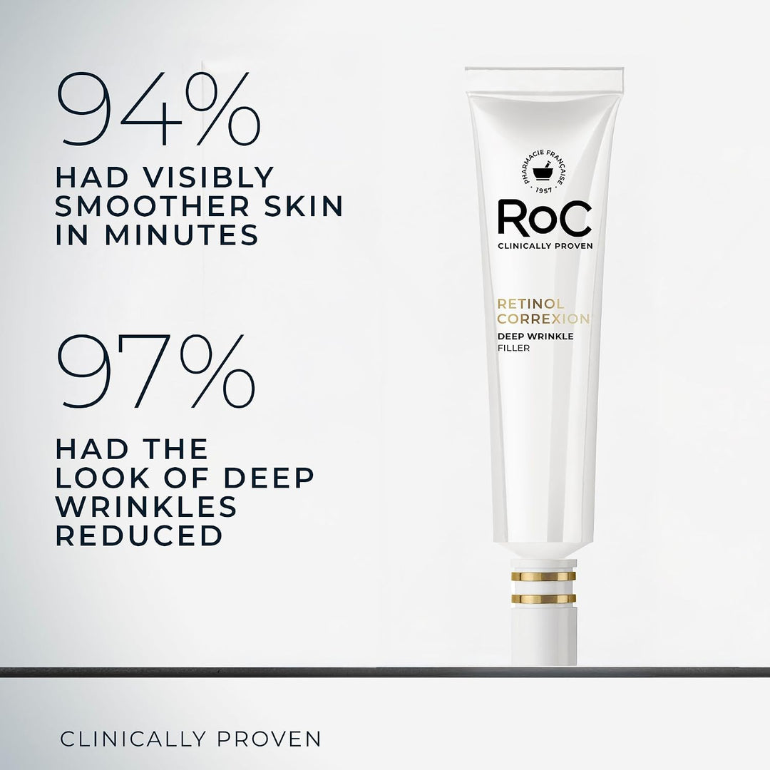 RoC Retinol Correxion - Relleno facial de arrugas profundas con áci...