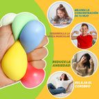 40 paquetes de juguetes para la ansiedad de cubo de estrés de elevación lenta, juguetes sensoriales de bolas blandas para niños y adultos, juguetes de ansiedad de forma cuadrada para el aula