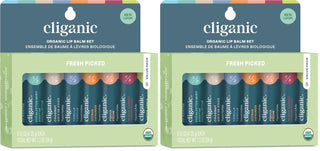 Cliganic Set de bálsamo labial orgánico (Frescos seleccionados, 8 s...