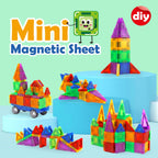 Bloques de construcción magnéticos educativos para niños, juguetes de construcción creativos STEM, seguros y duraderos, adecuados para niños y niñas, regalos de 100 unidades
