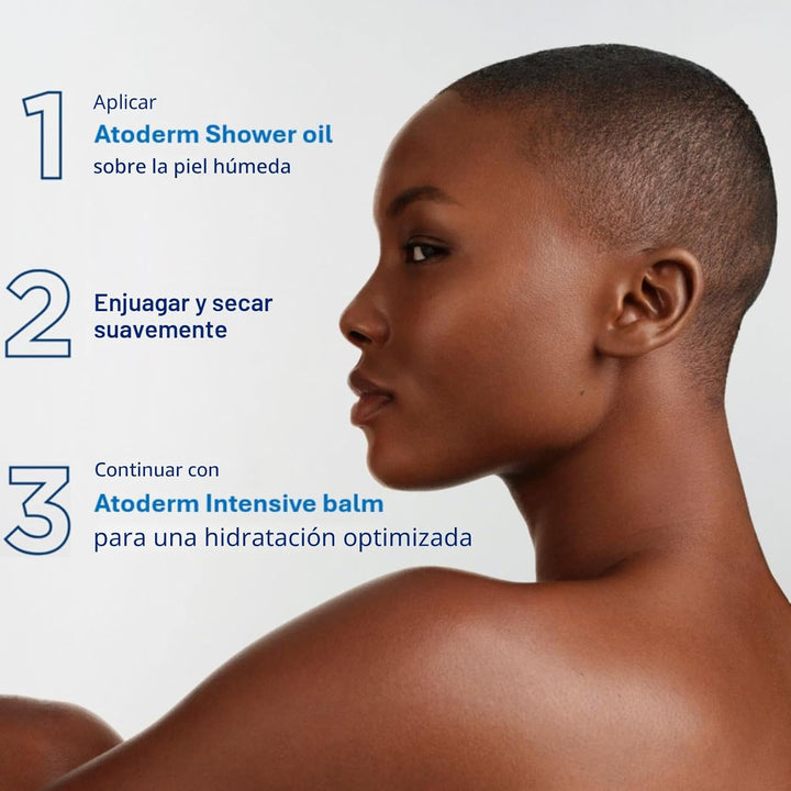 Bioderma Atoderm Shower Oil, Cleansing Oil For Face &amp; Body, Nou...