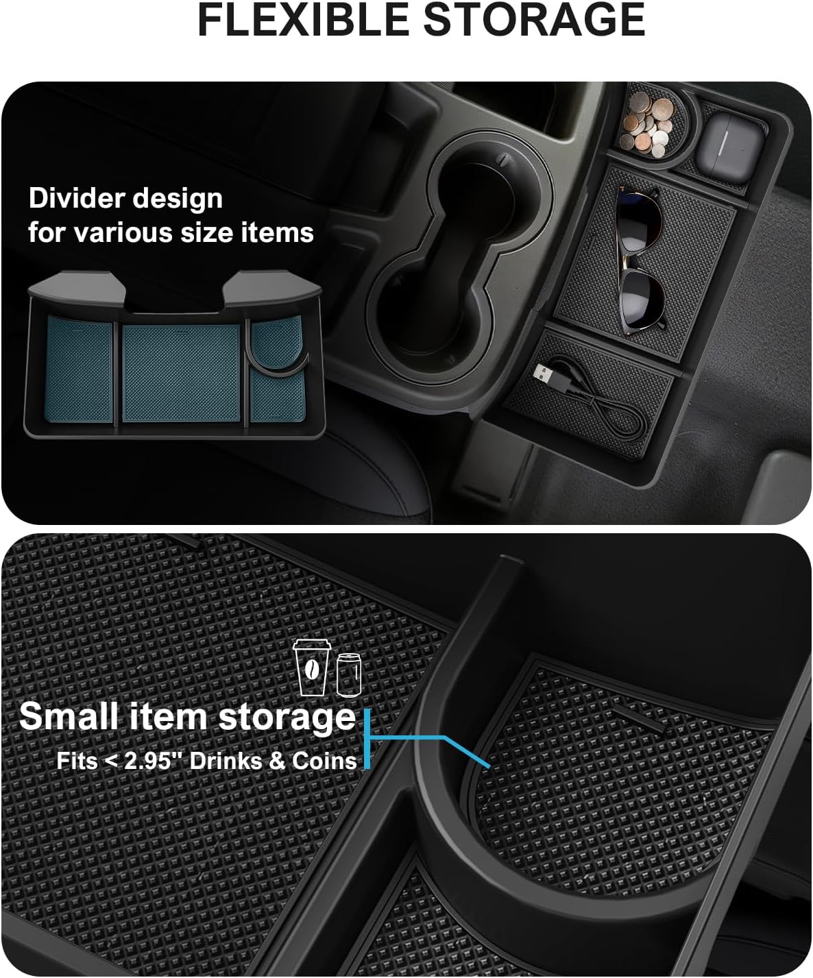 Caja organizadora colgante de consola central para Chevy Silverado 1500