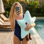 WEIGEDU Peluche de estrella de mar, estrella de mar