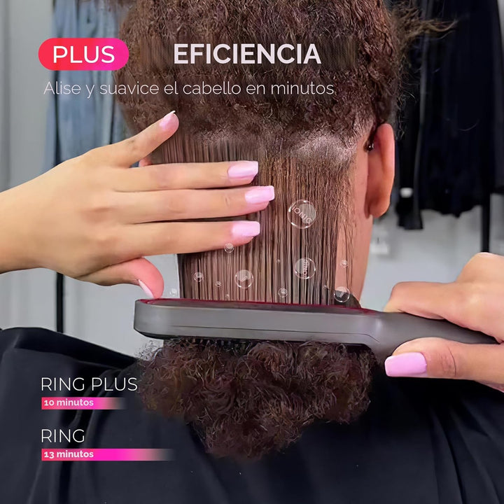 TYMO Ring Plus Cepillo Alisador de Cabello Iónico - Peine Alisador...