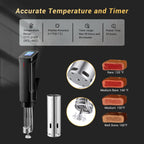NKBIRD WIFI Sous Vide Cooker ISV-100W, 1000 vatios de calentamiento rápido con aplicación gratuita