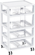 Organizador de Cajones Vtopmart, 4 niveles 6 cajones con ruedas