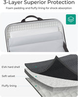 BAGSMART Funda para portátil a prueba de golpes con asa