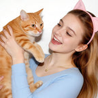 MONOOC Regalos de gato para niñas - Collar con inicial de gato pequeño para