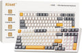 Kisnt Teclado mecánico inalámbrico KN98, diseño compacto de 99 teclas con teclado numérico, Bluetooth/2.4G/USB‑C, intercambiable en caliente, retroiluminación RGB personalizada, batería de 8000 mAh