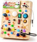 Joyreal Tablero de madera para niños pequeños - Juguetes Montessori para