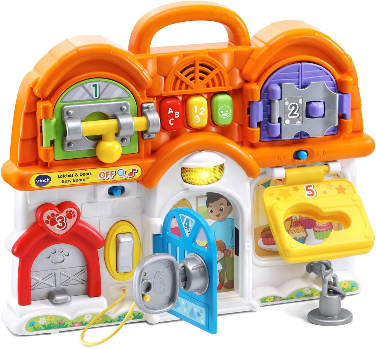 VTech Tablero de pestillos y puertas de actividades