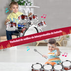 Batería infantil para niños pequeños 3-5 años - Instrumentos musicales Juguetes Regalos de cumpleaños