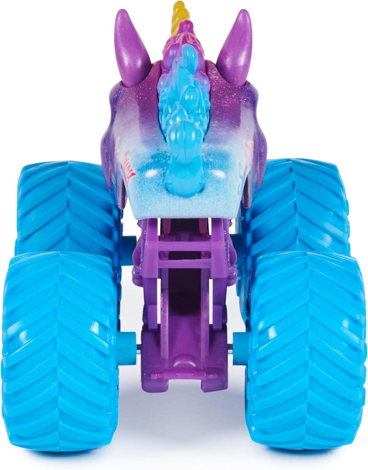 Monster Jam Camión monstruo oficial Sparkle Smash vehículo