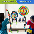 Bow y Arrow para Kids, LED Light Up Archery Set, Indoor Outdoor Sport Gifts para Boys Girls Ages 4-12