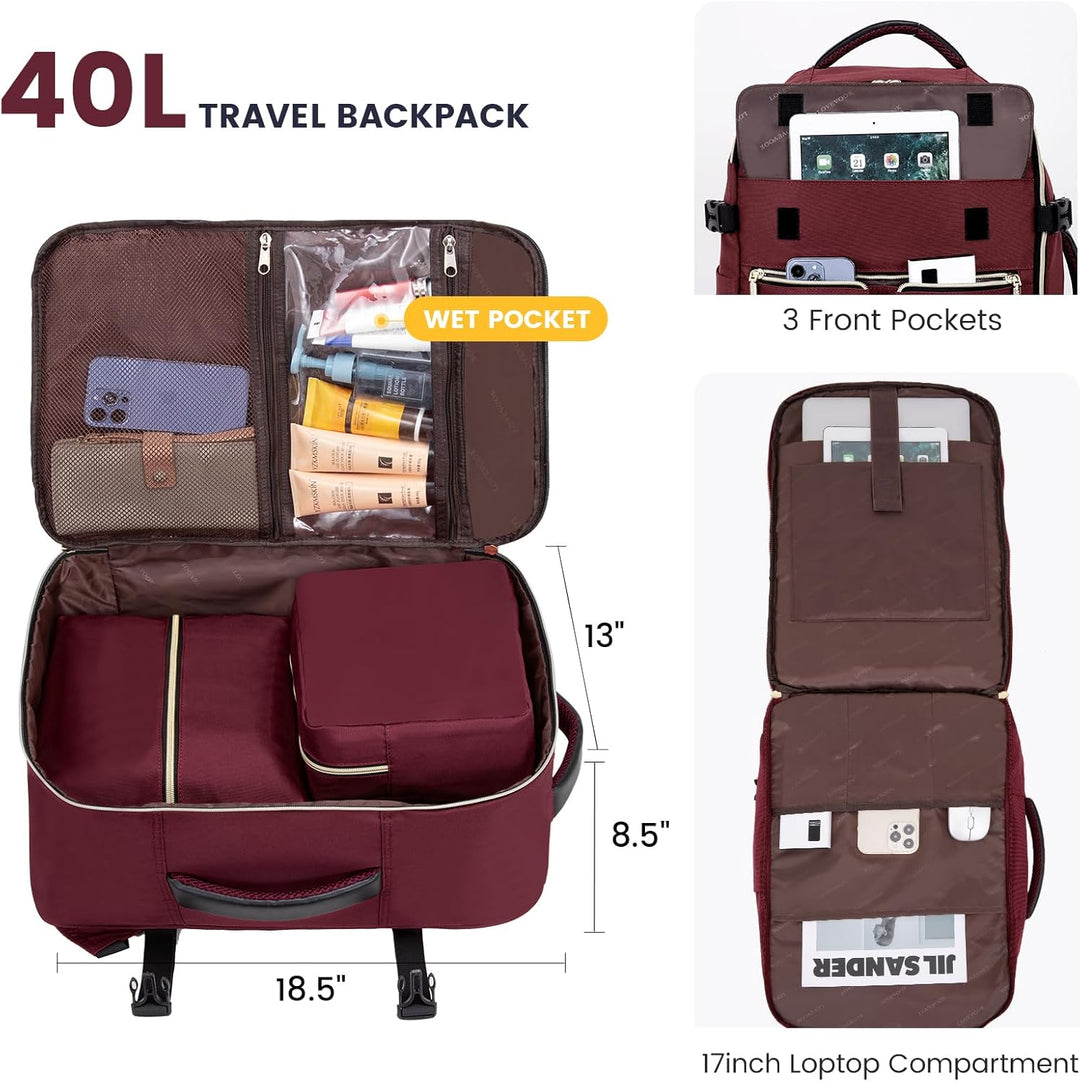 LOVEVOOK - Mochila de Mano, Mochila de Viaje de 40L para Mujeres co...