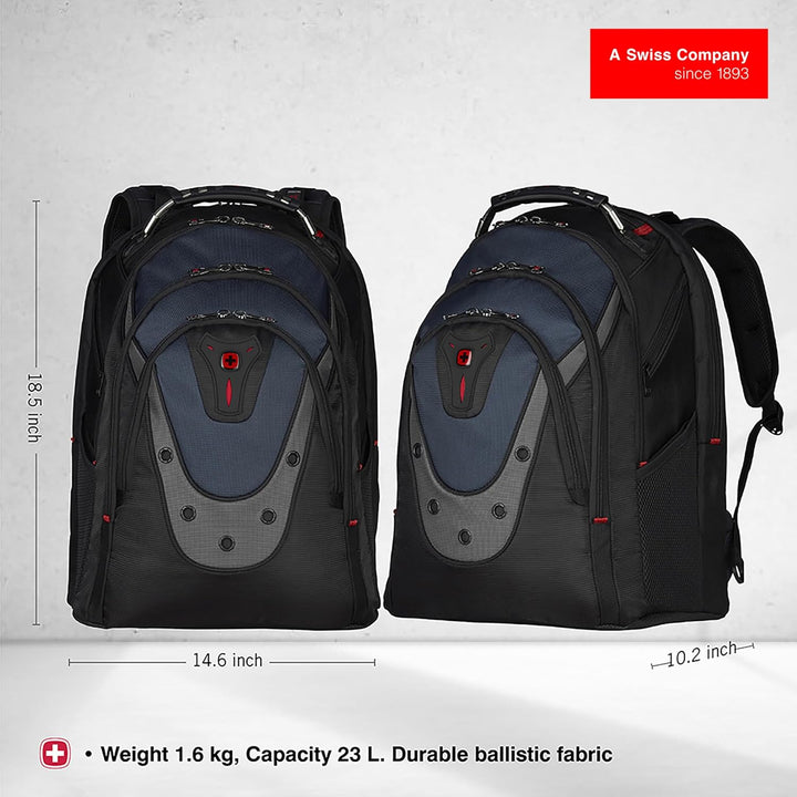 Equipaje Wenger Maxxum, Azul\/Negro, 17 pulg.