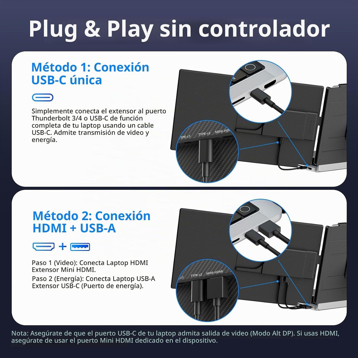 Wixzet Extensor de pantalla para laptop, 15.6 pulgadas FHD 1080P IP...