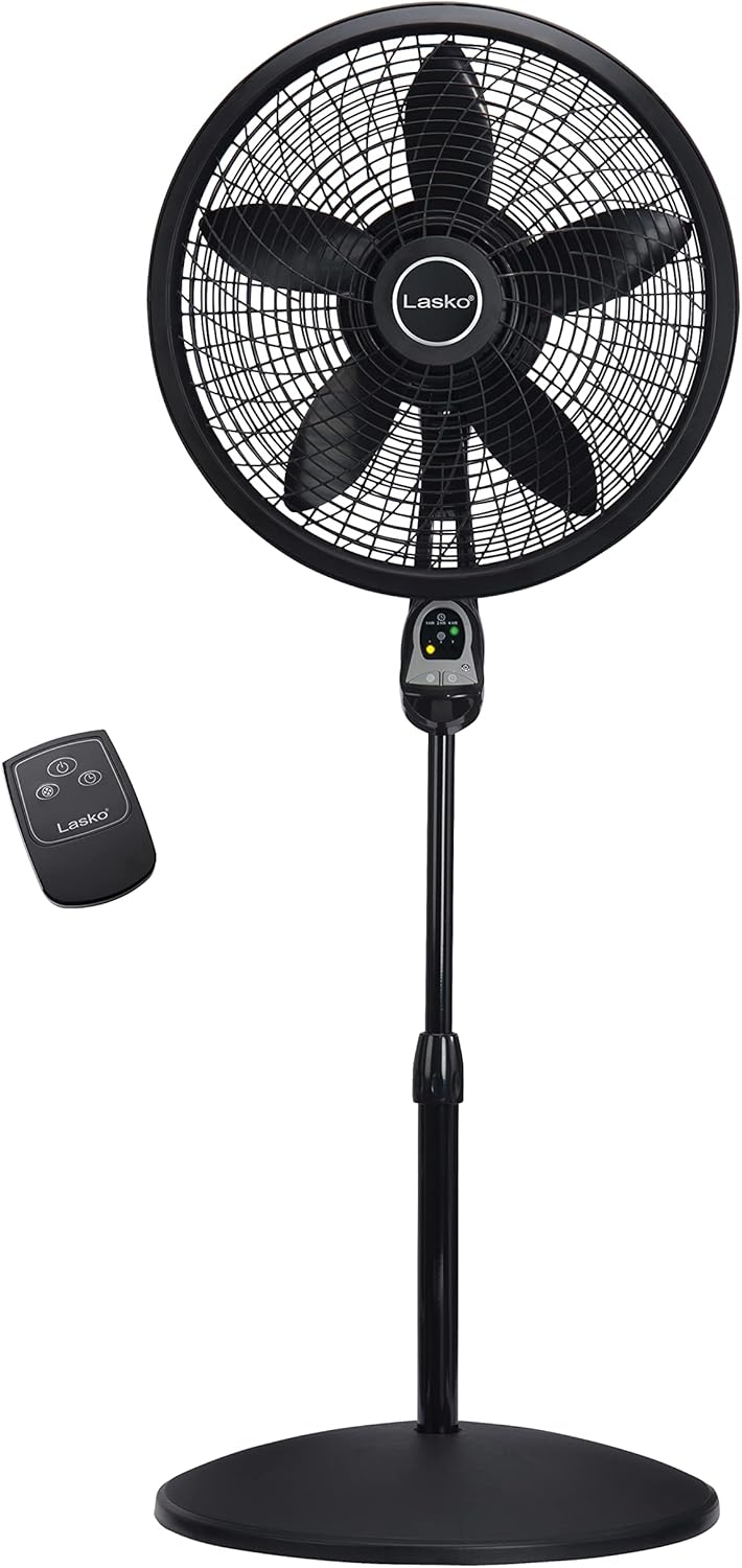 Ventilador con 3 velocidades Lasko 18 pulgadas eficiente de la ener...