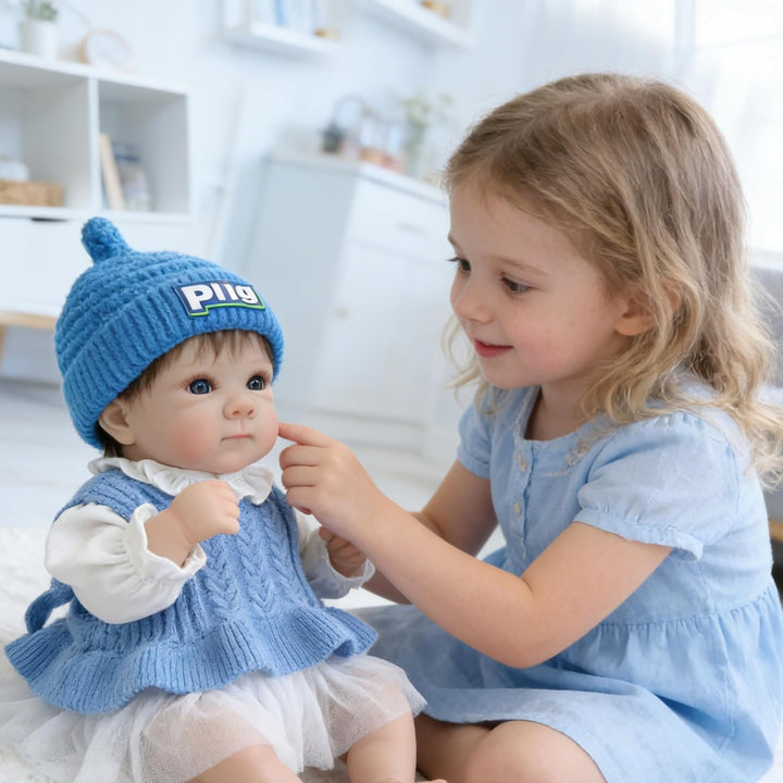 Anano Muñeca realista Reborn de silicona de cuerpo completo para ni...