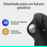 Logitech Ergo M575S Ratón inalámbrico de Trackball, mouse ergonómic...
