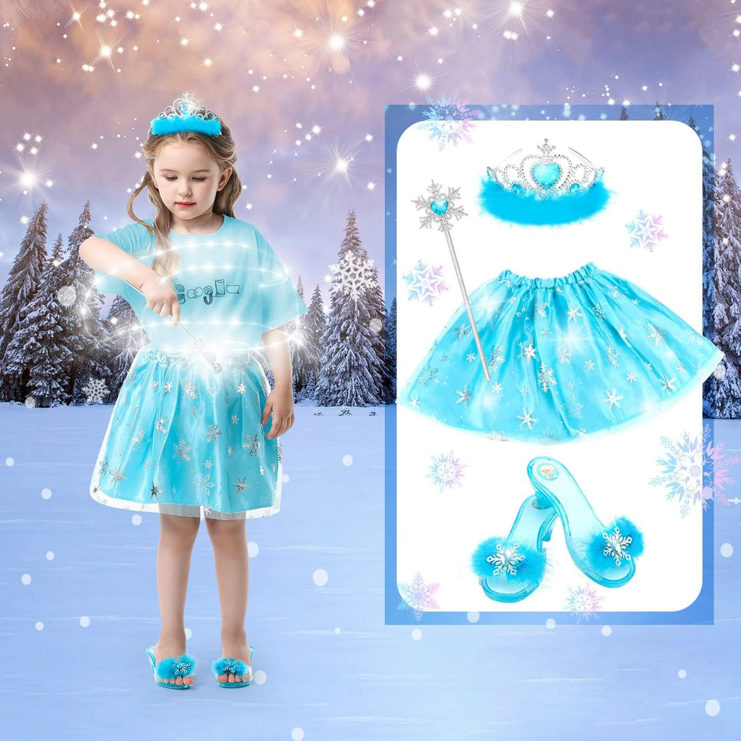 Juego de zapatos de vestir de princesa juguetes de vestir