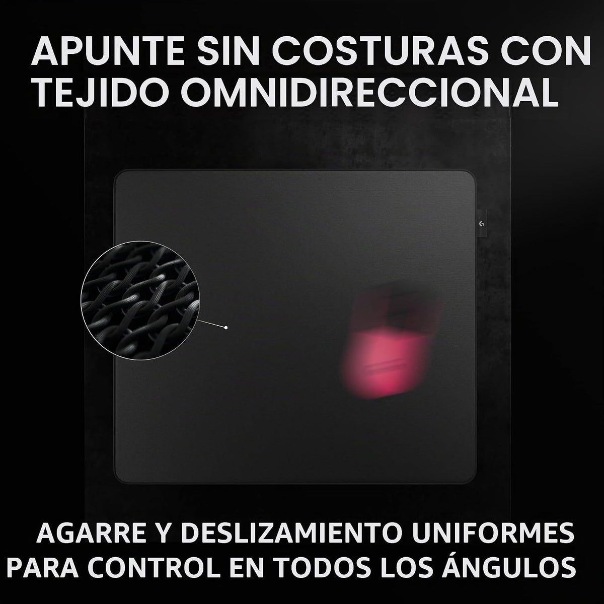 Logitech G PRO X Control - Alfombrilla de ratón para juegos, tamaño grande