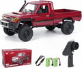 MN-82 RC Rock Crawler Coche Camioneta Toyota Escala 1/12, Camión de Control Remoto Todoterreno 4WD 2.4GHz, Modos de 2 Velocidades, 2×1200mAh Baterías, Oruga Todo Terreno para Adultos Niños Interior