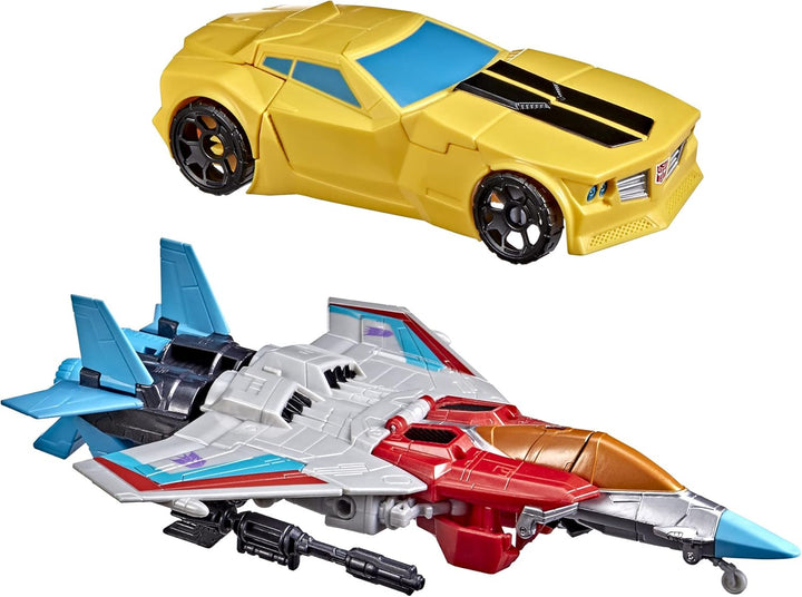 Transformers Toys Heroes and Villains Bumblebee and Starscream - Pa...