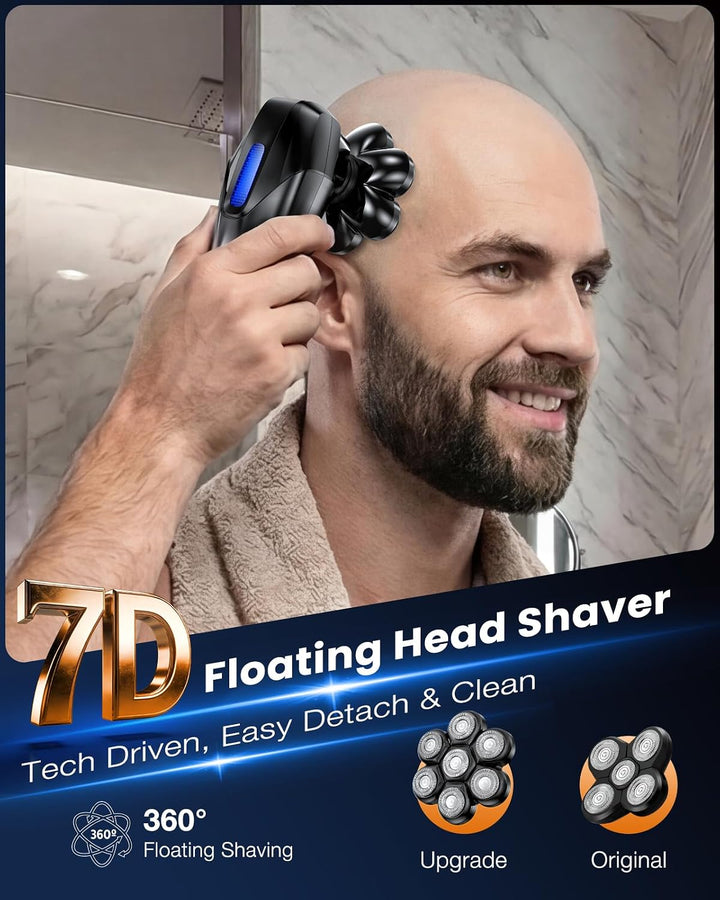Vylto Afeitadoras de cabeza para hombres calvos, kit de aseo eléctr...