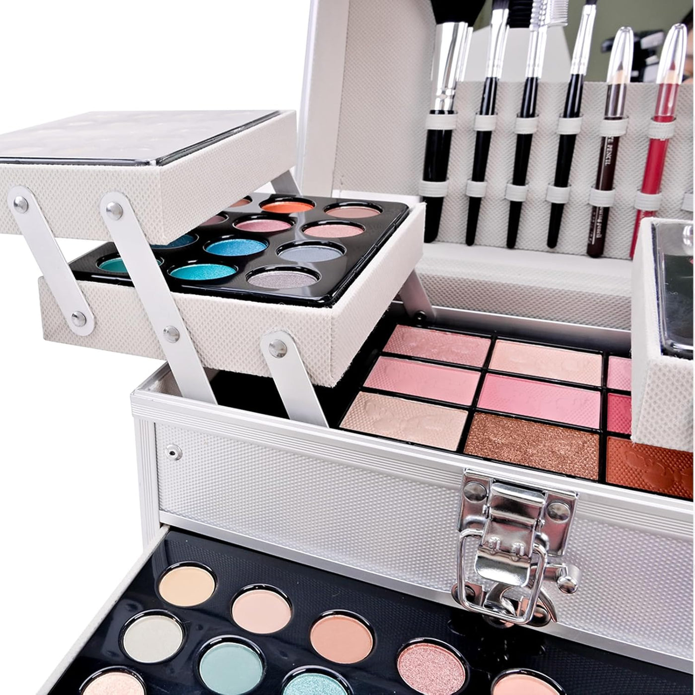 RoseFlower Kit de maquillaje profesional todo en uno, paleta de som...