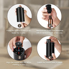Kit de difusor de aroma de hotel, difusor de aceite esencial sin agua con 4 aceites de fragancia de lujo, difusor de aroma de aire frío para el hogar, dormitorio, oficina y automóvil (kit difusor de