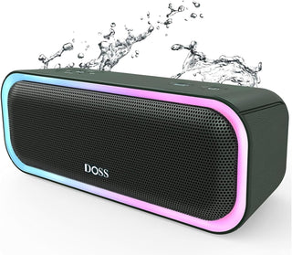 DOSS SoundBox Pro Altavoz Bluetooth, sonido estéreo de 20 W, graves...