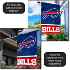 Bandera de casa de dos caras de Buffalo Bills