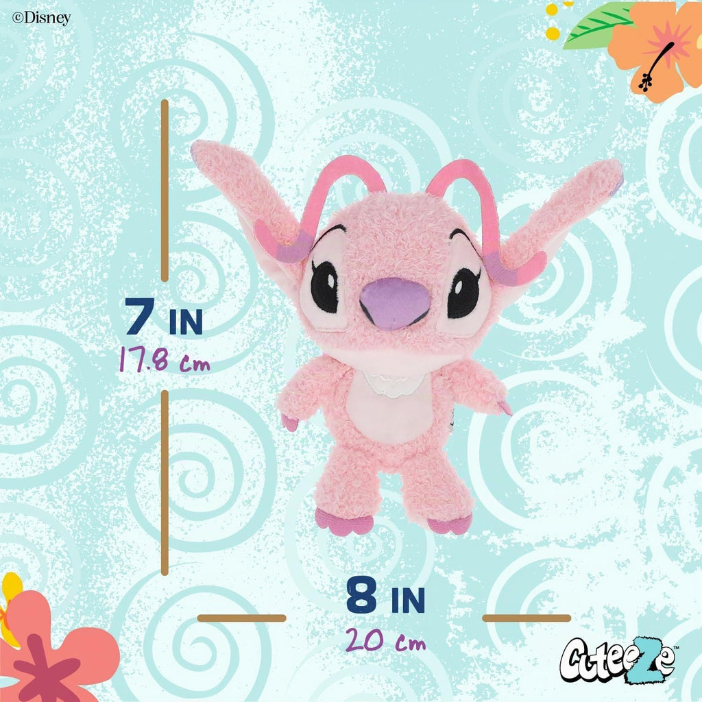 Kids Preferred Disney Baby Lilo & Stitch - Juego de regalo de peluche de 4 piezas Cuteeze