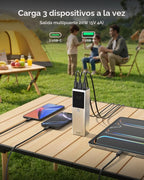 TALIX Banco de energía de 125 W, cargador portátil para portátil
