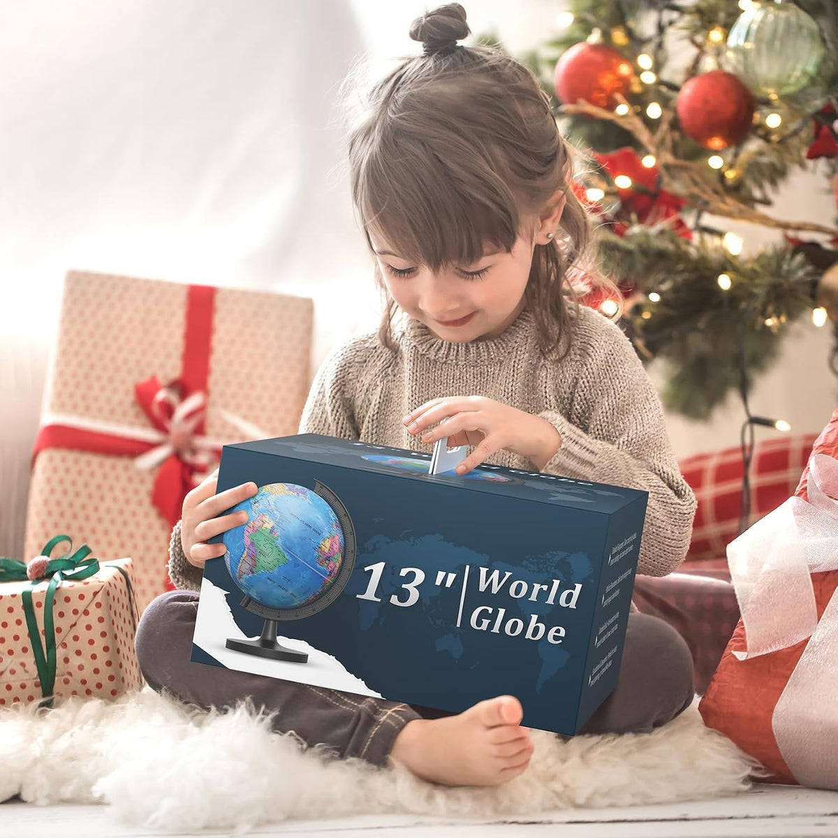 Globo Voxelure de 13 pulgadas para niños y adultos con base estable de metal pesado