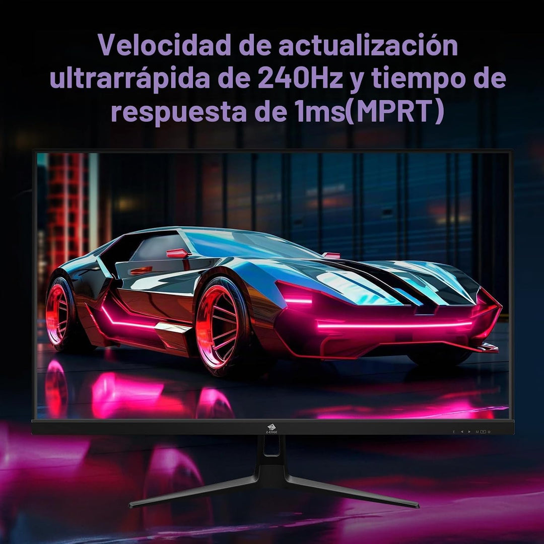 Monitor para juegos Z-Edge de 27 pulgadas, FHD 1080P 240Hz, monitor...