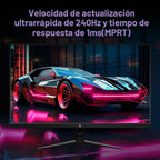 Monitor para juegos Z-Edge de 27 pulgadas, FHD 1080P 240Hz, monitor...