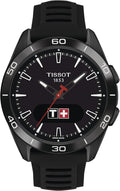Tissot T-Touch Connect Sport, reloj solar de cuarzo suizo, 1.693 in, esfera negra, reloj unisex