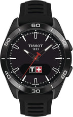 Tissot T-Touch Connect Sport, reloj solar de cuarzo suizo, 1.693 in, esfera negra, reloj unisex