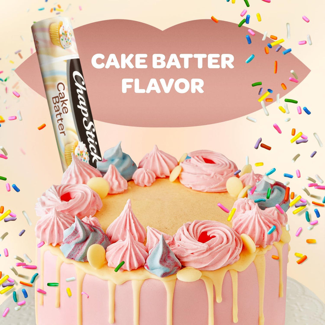 ChapStick Edición Limitada Cake Batter (masa de pastel), paquete de...